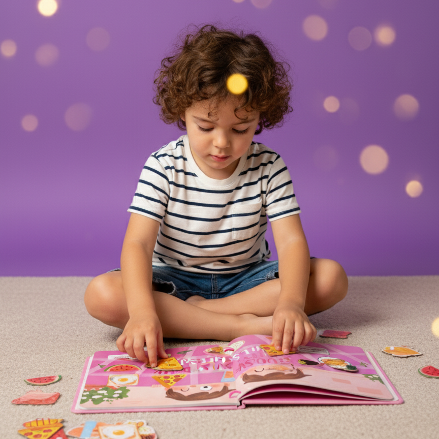 Montessori Quiet Activity Book for Early Development Life Skills Edition