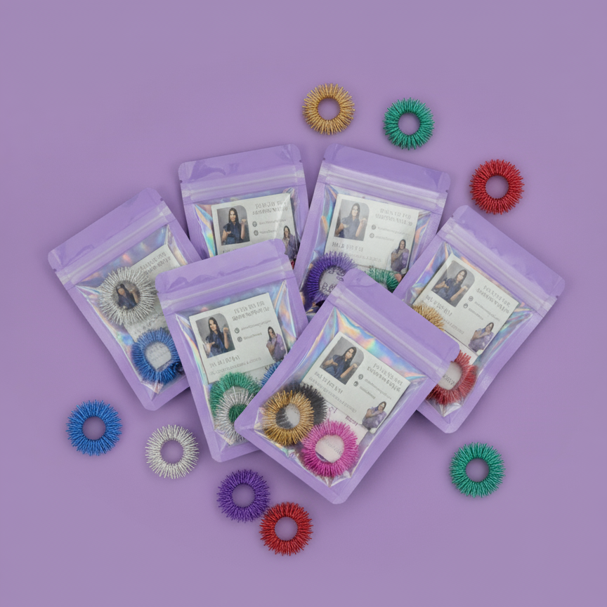 Sensory Acupressure Rings (3 Pieces Per Pack)
