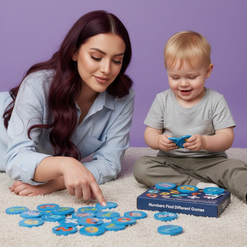 Number Matching Game – 20 Pieces