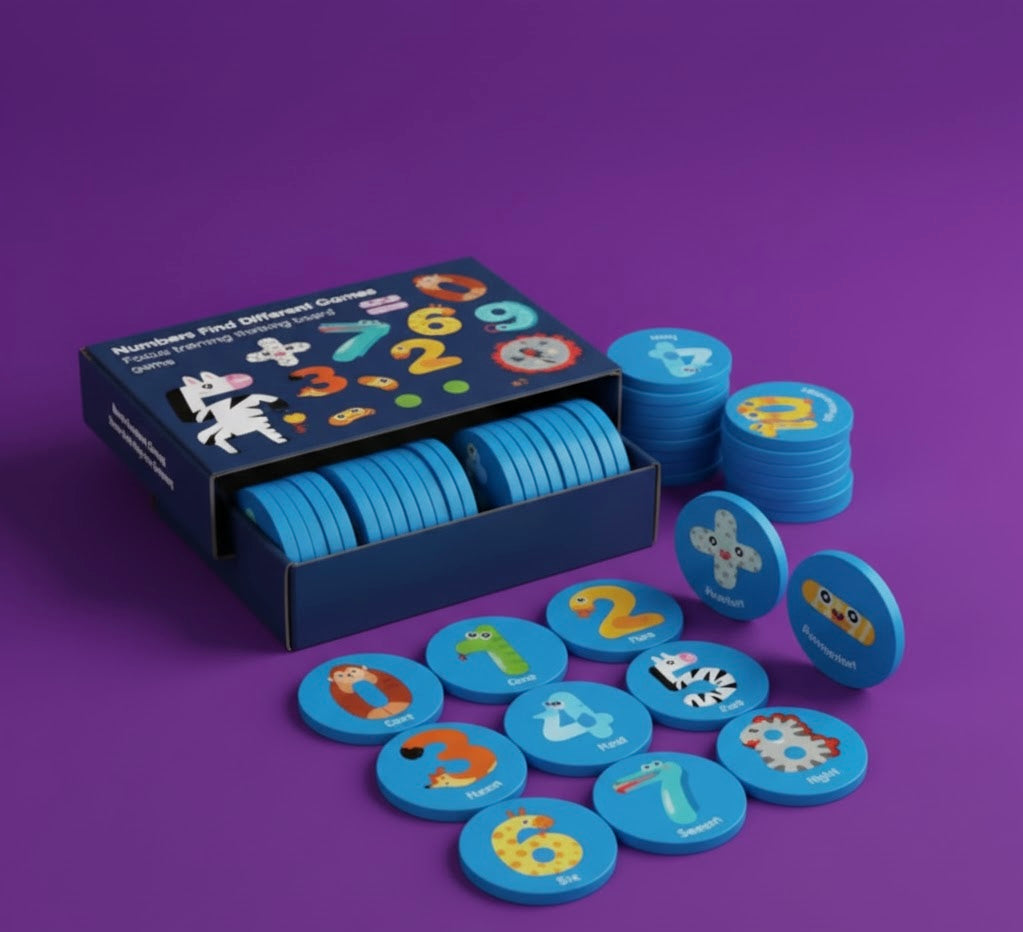 Number Matching Game – 20 Pieces