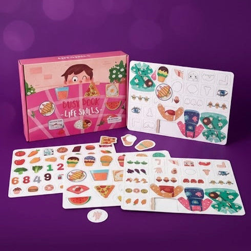 Montessori Quiet Activity Book for Early Development Life Skills Edition