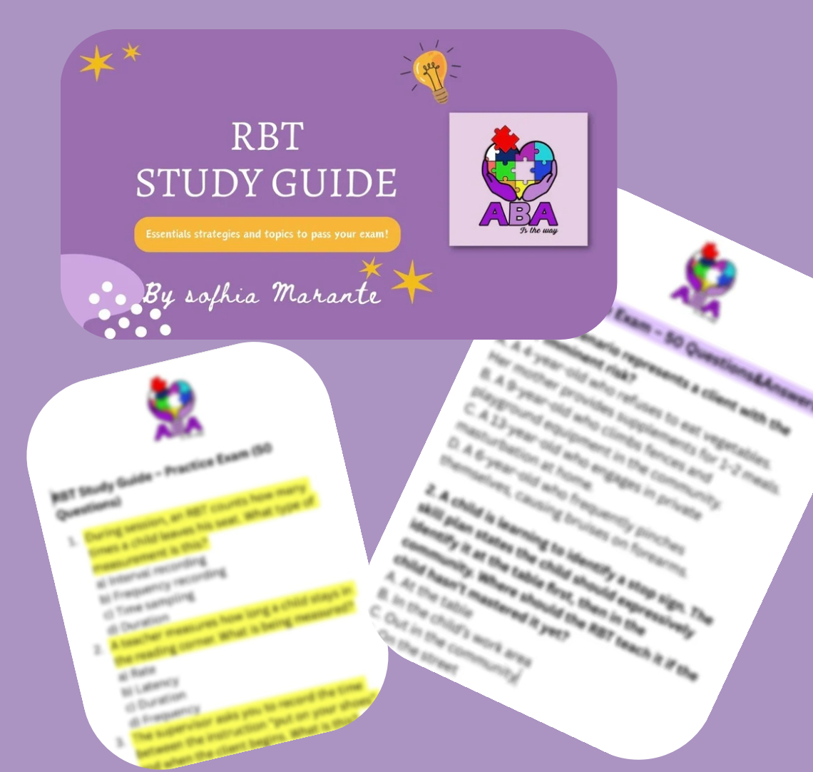 Bundle deal ( RBT Study Guide & Practice test)